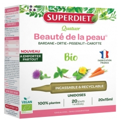 Quatuor Beauté de la Peau Bio 20 Unidoses Quatuor Beauté de la Peau Bio 20 Unidoses