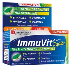 Forté Pharma ImmuVit\' Junior 30 Tablets to Crunch