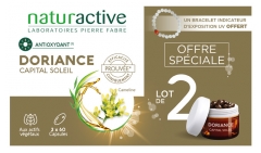 Naturactive Doriance Capital Soleil Lotto di 2 x 60 Capsule + Bracciale Gratis