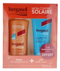 Noreva Bergasol Sublim Spray Fini Invisible SPF30 125 ml + Expert Lait Après-Soleil 100 ml Offert