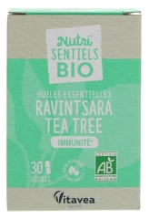 Vitavea Nutri'SENTIELS BIO Huiles Essentielles Ravintsara Tea Tree 30 Gélules