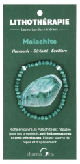 PharmaGem Lithothérapie Bracelet Malachite 4 mm
