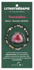 PharmaGem Lithothérapie Bracelet Tourmaline 4 mm