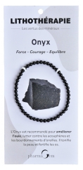 PharmaGem Lithothérapie Bracelet Onyx 4 mm