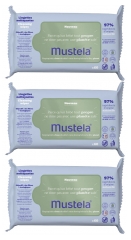 Mustela Cleansing Wipes with Avocado 3 x 60 Wipes