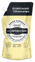 Le Comptoir du Bain Savon Surgras de Marseille Hypoallergénique Éco-Recharge 500 ml