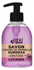 MKL Green Nature Savon Liquide de Marseille Surgras Lavande 300 ml