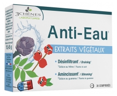 Les 3 Chênes Anti-Water Desinfiltrating and Slimming 30 Tablets
