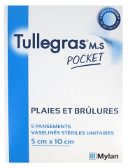 Tullegras Pocket 5 x 10 cm 5 Medicazioni