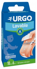 Urgo Washable Strip Water Resistant 10 Strips 10cm x 6cm