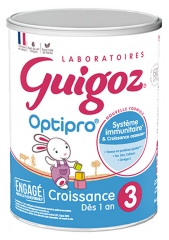 Guigoz Optipro 3 Latte di Crescita da 1 Anno 780 g