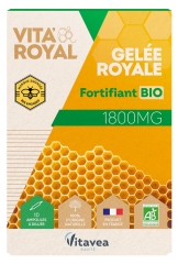 Vitavea Vita\'Royal Organic Royal Jelly 1800mg 10 Phials