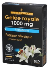 S.I.D Nutrition Oligoroyal Gelée Royale 1000 mg + Magnésium 20 Ampoules