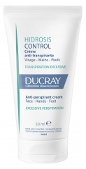 Ducray Hidrosis Control Crema Antitraspirante Viso - Mani - Piedi 50 ml