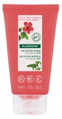 Klorane Nourishing Shower Gel with Organic Cupuaçu Butter with Hibiscus Flower 75ml