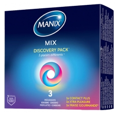 Manix Mix Discovery Pack 3 Préservatifs