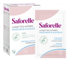 Saforelle Intimate Hygiene Wipes 10 Single Wipes