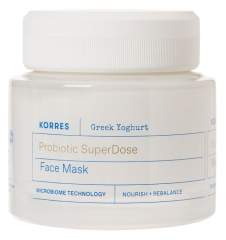 Korres Greek Yoghurt Maschera Viso Super-dose con Probiotici 100 ml