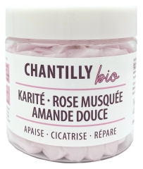 Chantilly Karité - Rose Musquée - Amande Douce Bio 200 ml Chantilly Karité - Rose Musquée - Amande Douce Bio 200 ml