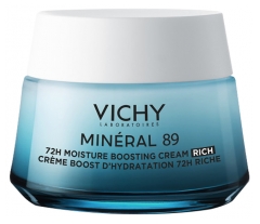 Vichy Mineral 89 72H Crema Idratante Ricca 50 ml