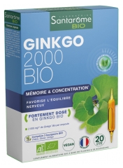 Santarome Bio Organic Ginkgo 2000 20 Phials