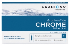 Granions Chromium 200µg 30 Phials