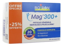 Boiron Mag\'300+ 80 Comprimés + 20 Comprimés Offerts