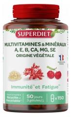 Superdiet Multivitamins Minerals 150 Capsules