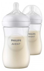 Avent Natural Response 2 Bottiglie per L'alimentazione 260 ml Da 1 Mese in poi