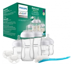 Avent Natural Response Kit Newborn Glass Feeding Bottles SCD879/11