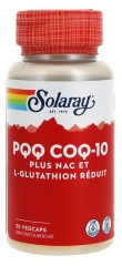Solaray PQQ COQ-10 + NAC e L-Glutatione Ridotto 30 Capsule Vegetali