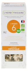 L'Herbôthicaire L'Herbô 6 Complesso di Erbe per il Benessere Epatico Tisana Biologica 50 g