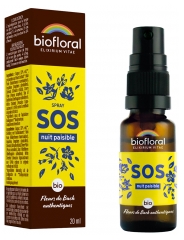 Biofloral Fleurs de Bach Spray SOS Nuit Paisible Bio 20 ml