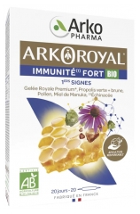 Arkopharma Arko Royal Immunité Fort 1ers Signes Bio 20 Ampolle