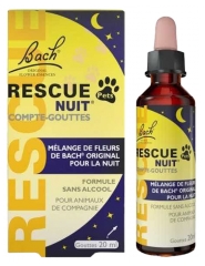 Rescue Bach Pets Compte-Gouttes Nuit 20 ml