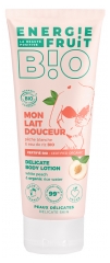 Mon Lait Douceur à la Pêche Blanche et Poudre de Riz Bio 200 ml Mon Lait Douceur à la Pêche Blanche et Poudre de Riz Bio 200 ml