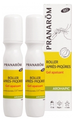 Pranarôm Aromapic Roller Après-Piqûres Gel Apaisant Bio Lot de 2 x 15 ml