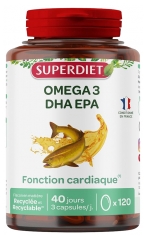 Superdiet Omega 3 120 Capsules