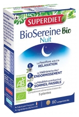 Superdiet BioSereine Night Organic 80 Tablets