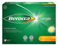 Berocca Energy Orange Flavour 45 Effervescent Tablets