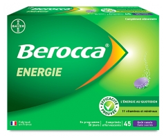 Berocca Energy Blackcurrant Flavor 45 Effervescent Tablets