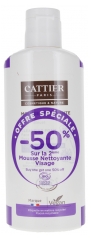 Cattier Mousse Nettoyante Visage Bio Lot de 2 x 150 ml