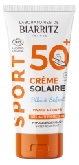 Laboratoires de Biarritz Crema Solare Sportiva per Neonati e Bambini SPF50+ Bio 50 ml