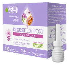 Santé Verte DigestConfort Rectolax 6 Canules de Microlavement