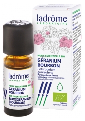 Ladrôme Huile Essentielle Géranium Bourbon (Pelargonium graveolens) Bio 10 ml