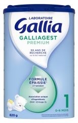 Gallia Galliagest Premium 1er Âge 0-6 Mois 820 g