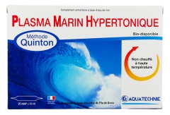 Biotechnie Plasma Marin Hypertonique 20 Ampoules