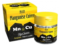 S.I.D Nutrition Oligoclassics Manganèse Cuivre 30 Gélules