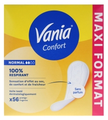 Vania Kotydia Normal Comfort Fragrance Free 56 Panty-Liners