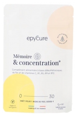 Epycure Mémoire &amp; Concentration 60 Gélules